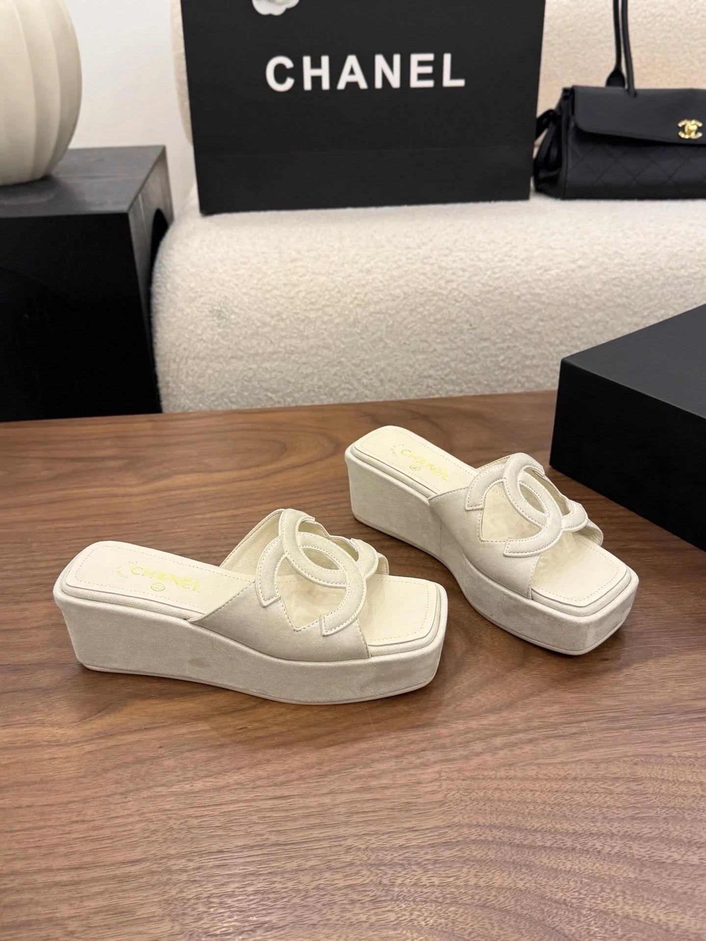 CC 2026 Slide Sandal 50mm Leather 948636