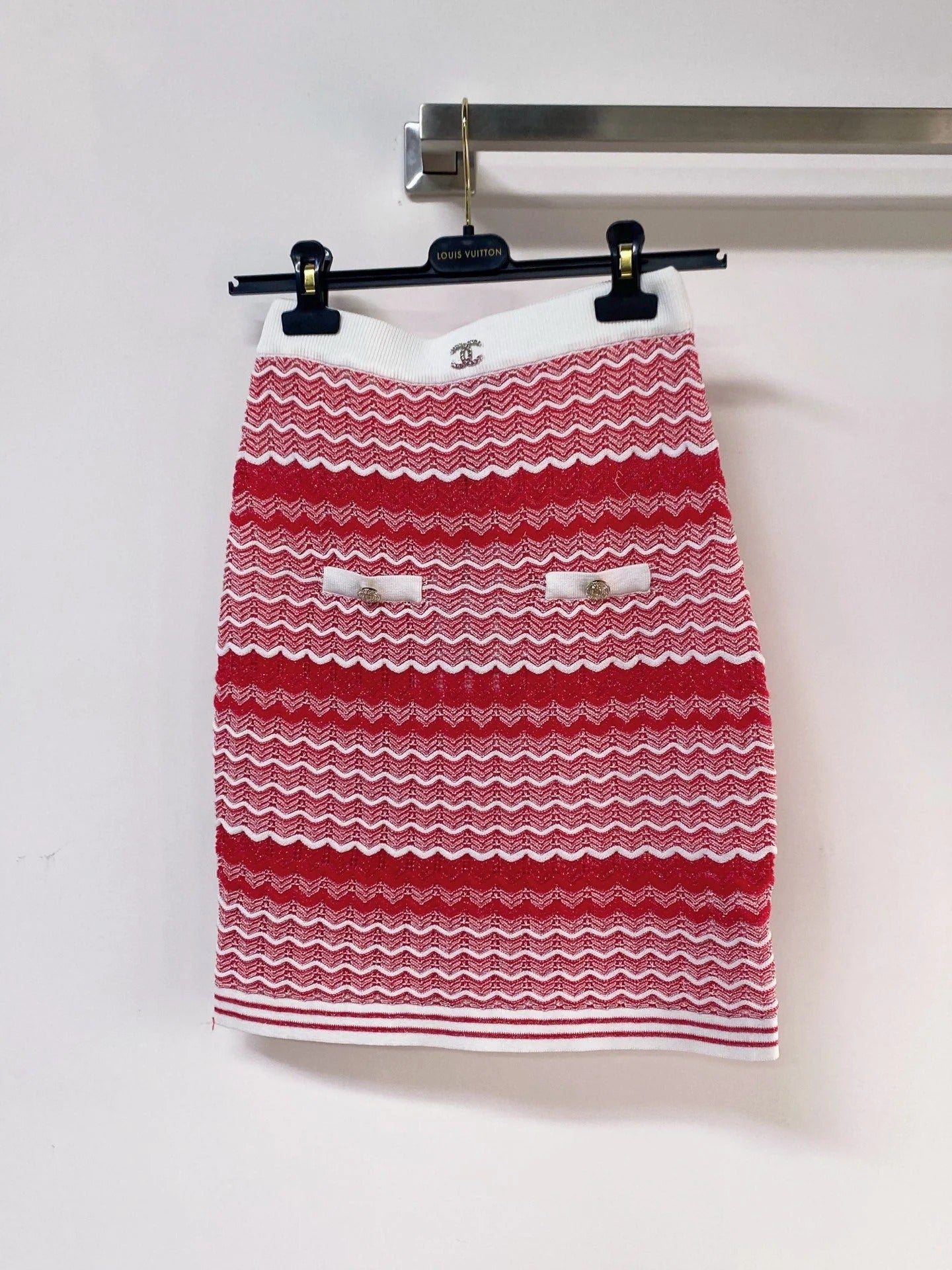 Chanel 2026 Midi Skirt Wool Tencel 268443