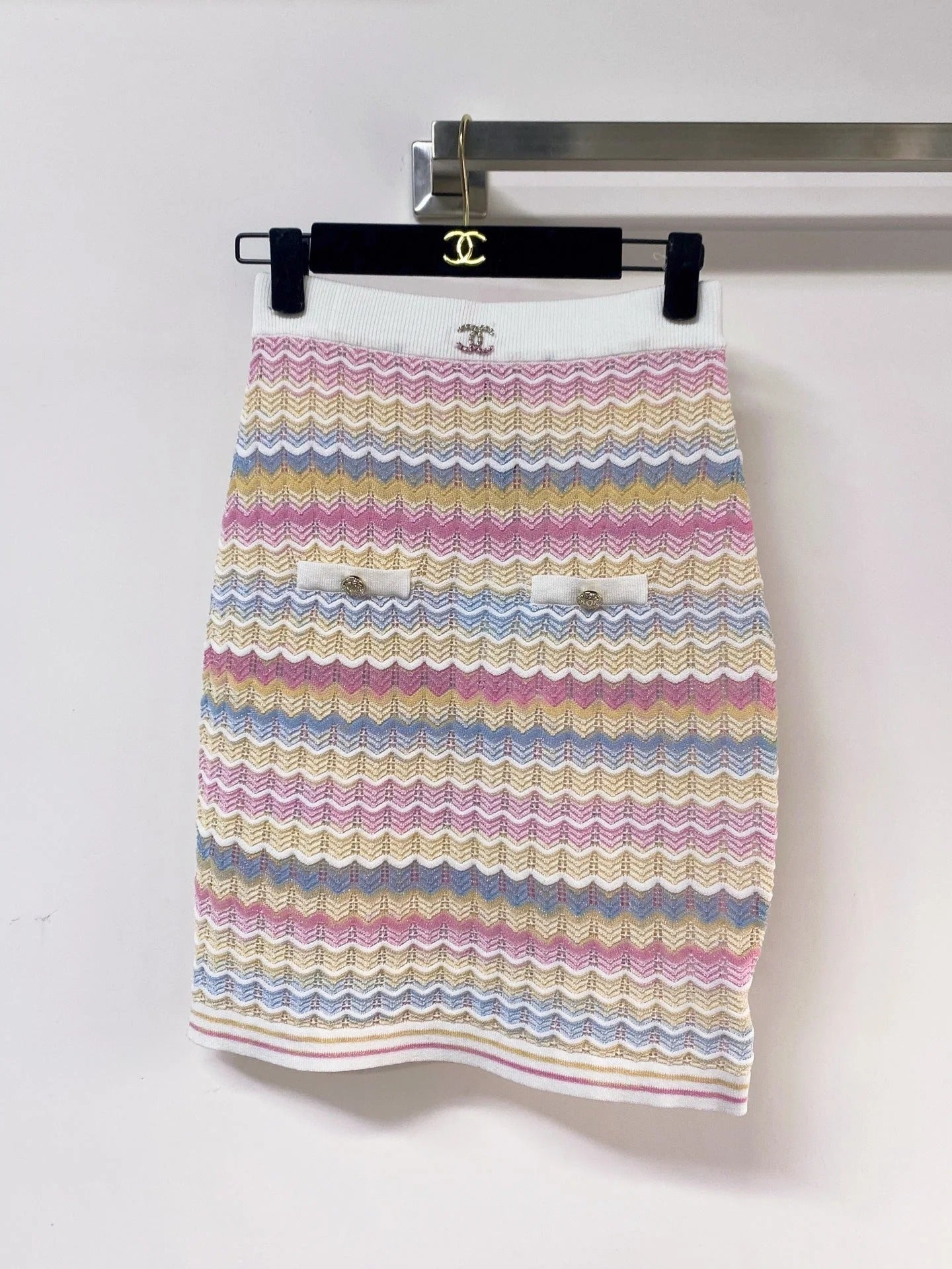 Chanel 2026 Midi Skirt Wool Tencel 268443