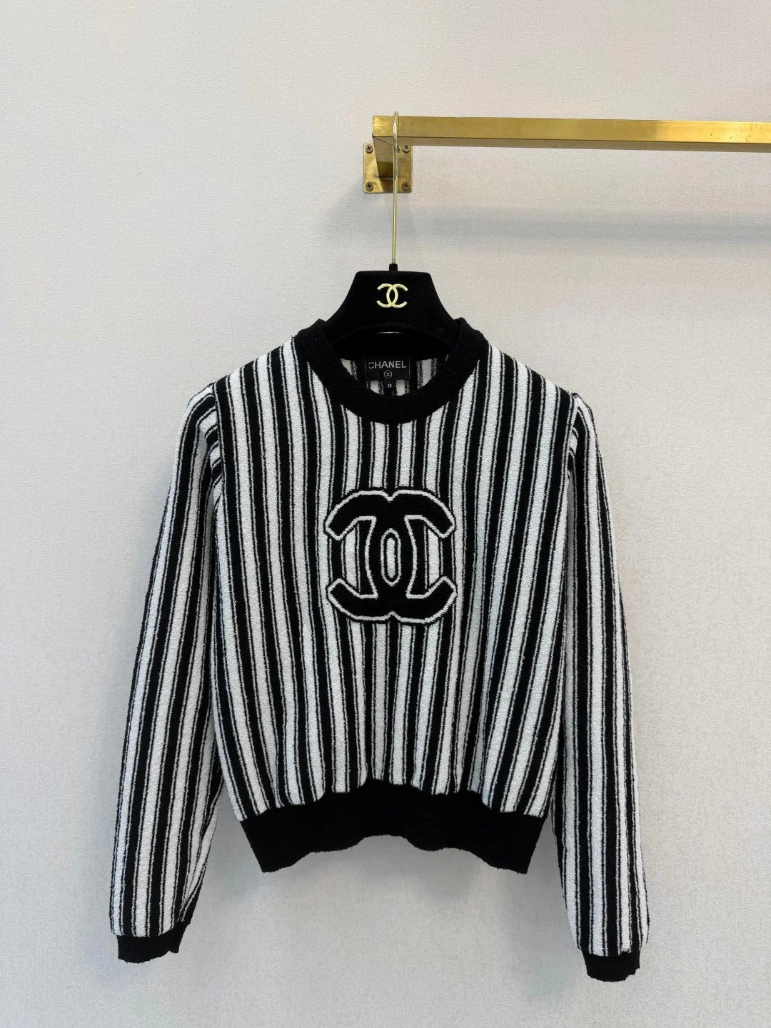 Chanel 2026 Striped Sweater Wool 417561