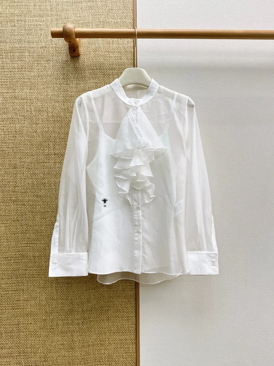 Dior 2026 Ruffle Shirt Tulle 571406