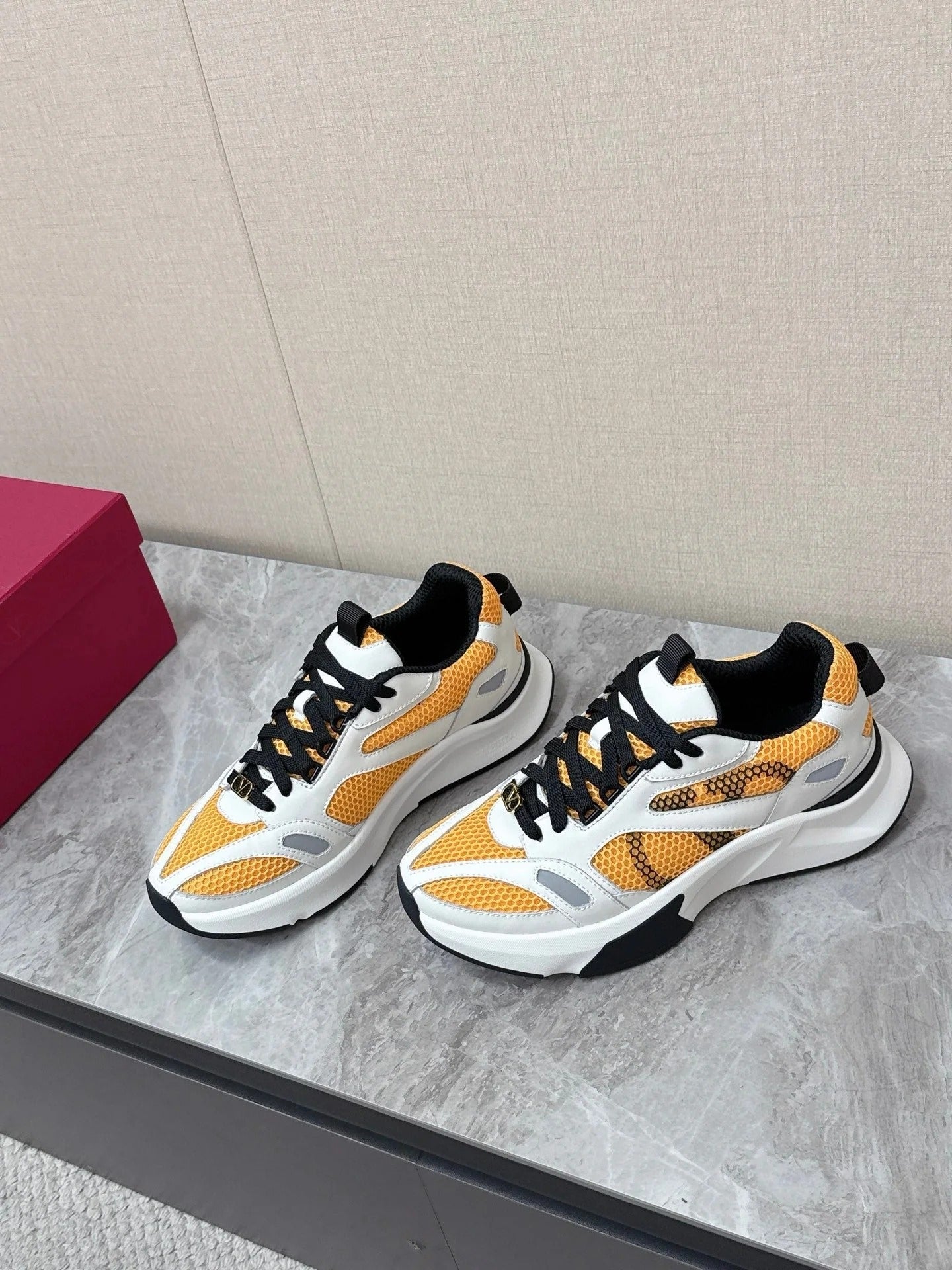 Valentino VLogo Pace Sneakers Mesh Leather 866605