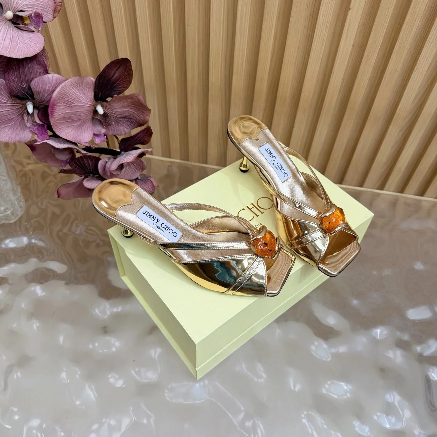 Jimmy Choo 2026 Brigitte Sandals 6.5cm Patent Leather 949774