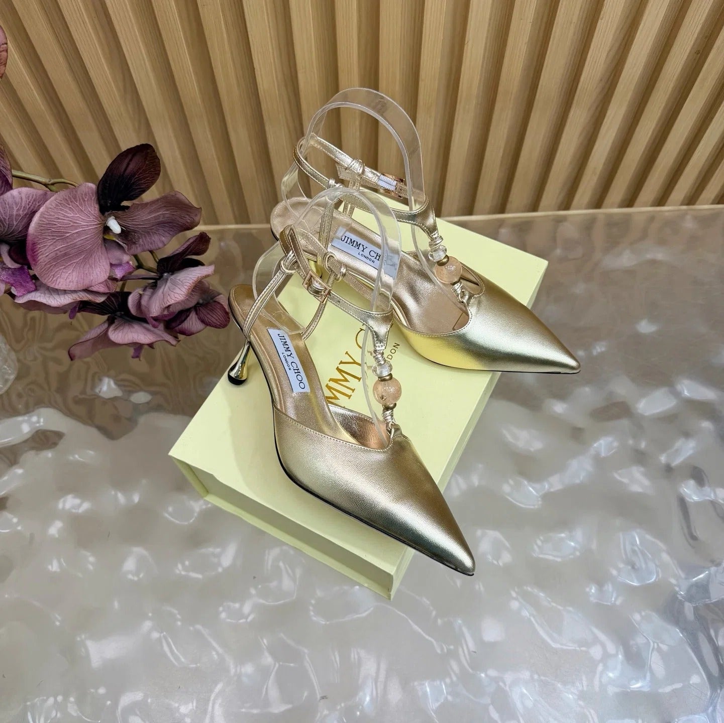Jimmy Choo 2026 Lauri Slingback 65mm Suede Leather 949800