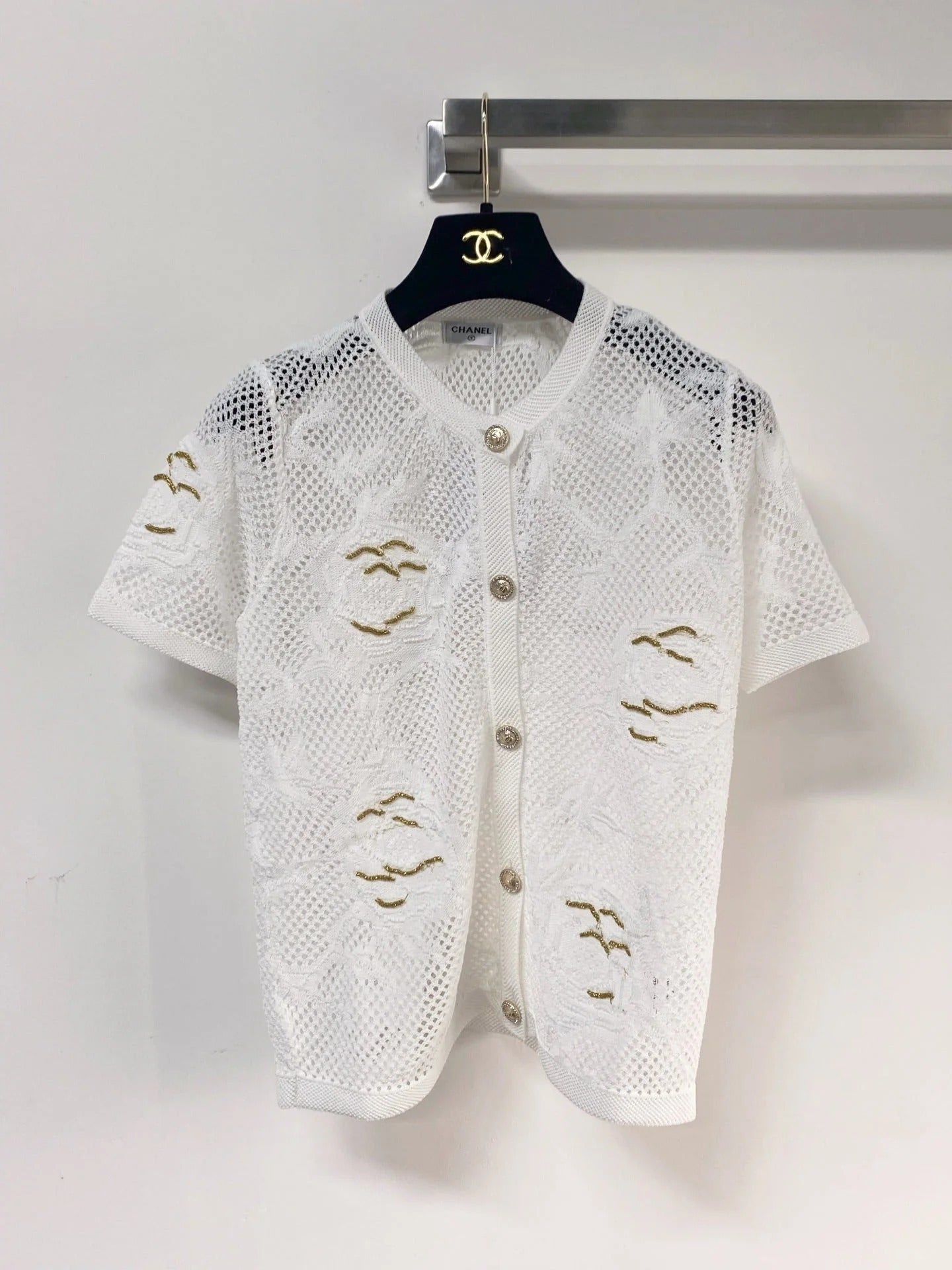 Chanel 2026 Hollow Cardigan Cotton 268454