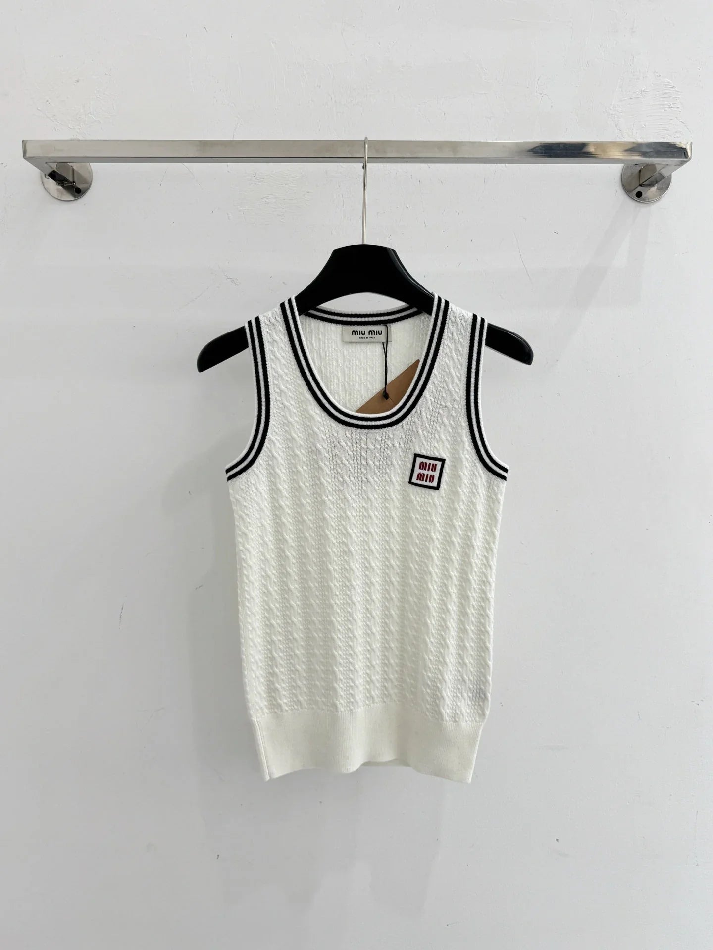 MiuMiu 2026 Knit Vest Wool 642706