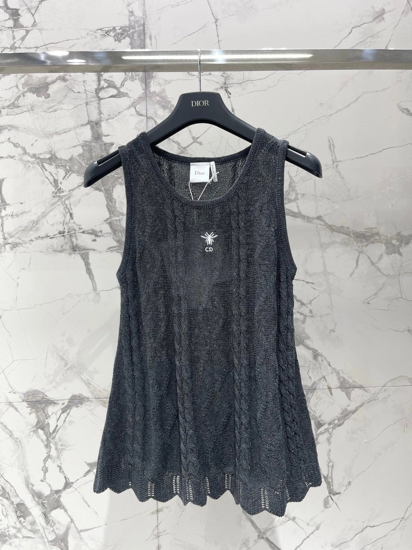 Dior 2026 Knitted Sleeveless Vest Cotton 482685