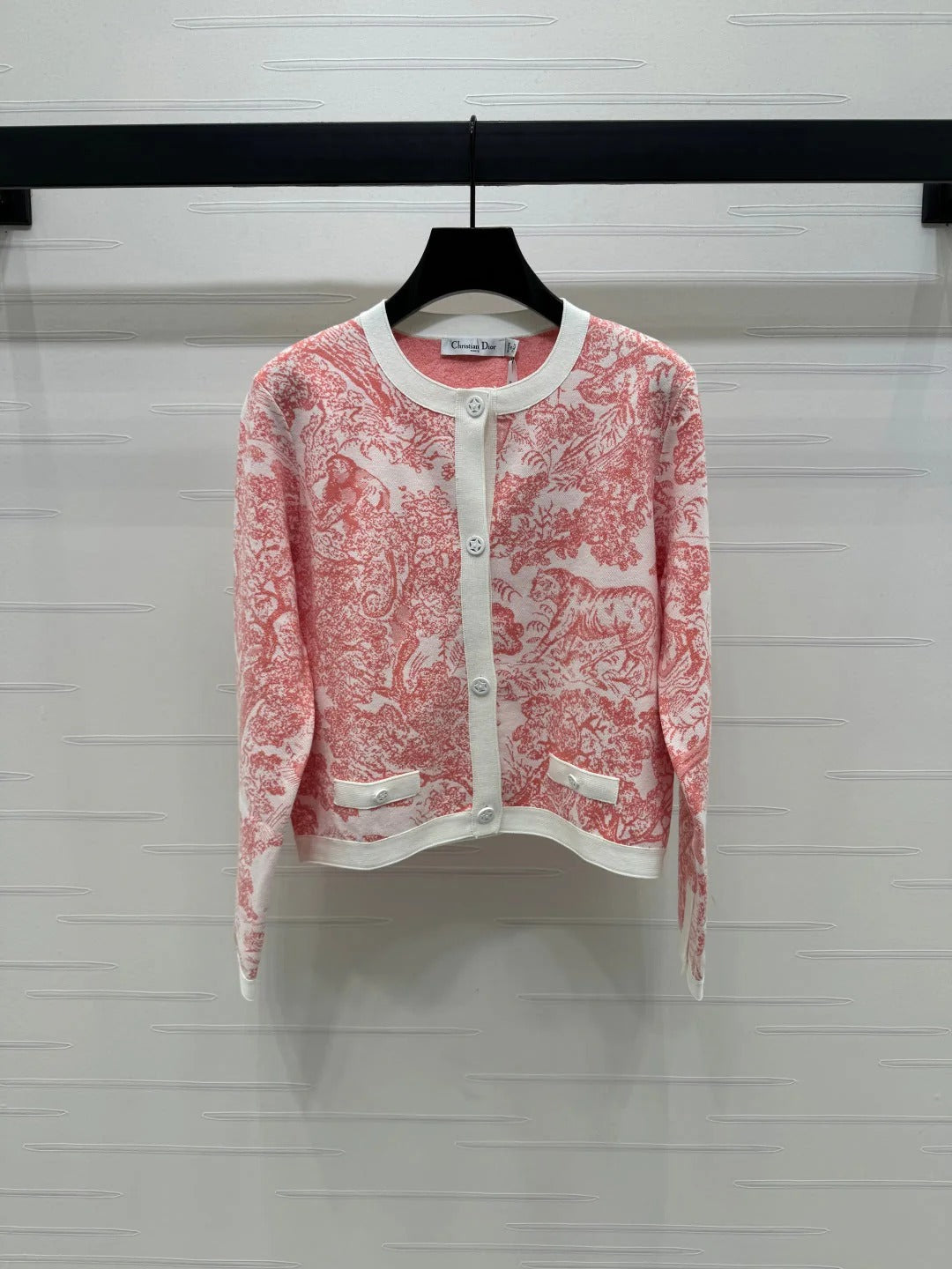 DIOR ROUND-NECK KNIT CARDIGAN 274878